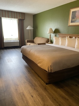 King bed with pullout sofabed