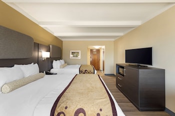 Standard Room, 2 Queen Beds, Non Smoking, Refrigerator & Microwave
