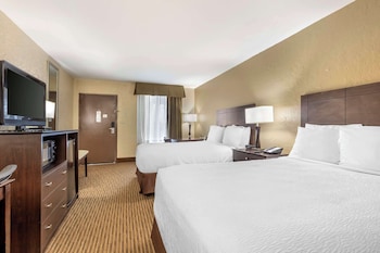 Standard Room, 2 Double Beds, Smoking, Refrigerator & Microwave