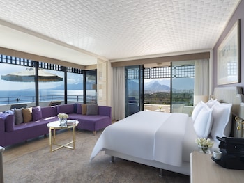 Deluxe Terrace Suite, Sea View, King Bed, Two Sofas