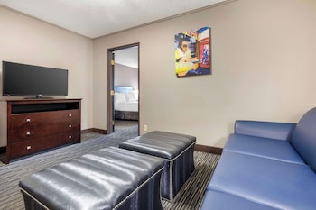 Suite, 2 Queen Beds, Non Smoking, Refrigerator & Microwave (Separate Living Room;with Sofabed)