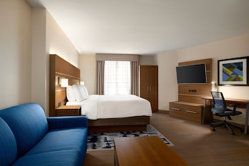 Suite, 1 King Bed with Sofa bed, City View