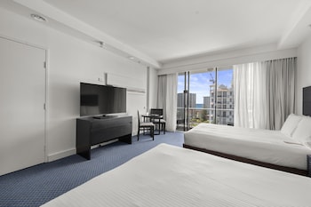 Room, 2 Double Beds, Balcony