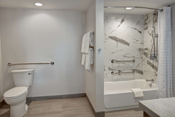 Suite, 1 King Bed, Accessible, Bathtub (Mobility & Hearing)