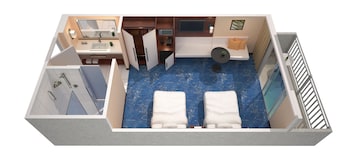 Room, 2 Double Beds, City View