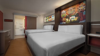Standard Room. Wheelchair accessible with roll-in shower and option for hearing accessibility. 2 dou