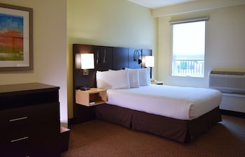 Executive Suite, 1 Queen Bed, Non Smoking, Refrigerator & Microwave (Living Room)