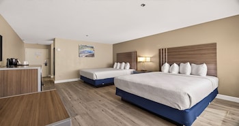 Standard Room, 2 Queen Beds, Non Smoking, Refrigerator & Microwave