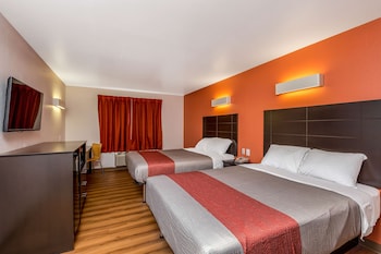 Deluxe Room, 2 Double Beds, Non Smoking, Refrigerator & Microwave