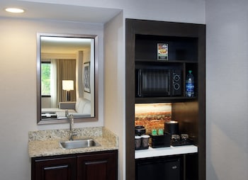 Suite, 1 King Bed with Sofa bed, Microwave