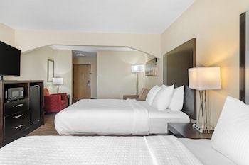Standard Room, 2 Queen Beds, Non Smoking, Refrigerator & Microwave