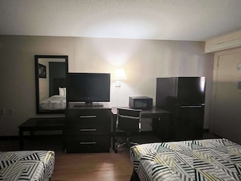 Standard Room, 2 Double Beds, Smoking, Refrigerator & Microwave