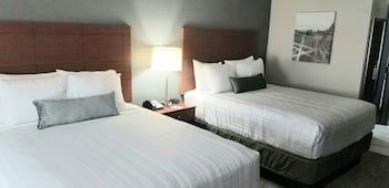 Standard Room, 2 Queen Beds, Non Smoking, Refrigerator & Microwave