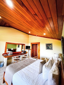 Superior Double Room, 2 Double Beds, Balcony, Garden View