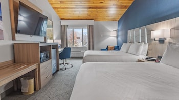 Standard Room, 2 Queen Beds, Non Smoking, Refrigerator & Microwave