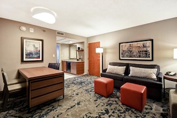 Suite, 1 King Bed with Sofa bed, Mobility Accessible, Kitchenette