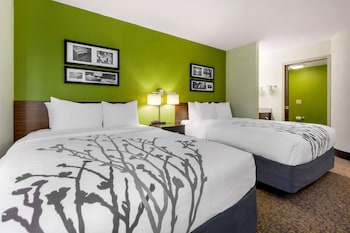 Standard Room, 2 Queen Beds, Non Smoking, Refrigerator & Microwave