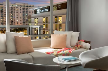 Suite, 1 King Bed, Balcony, Pool View