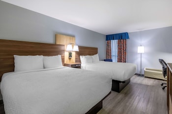 Standard Room, 2 Queen Beds, Non Smoking, Refrigerator & Microwave