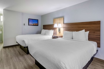 Standard Room, 2 Queen Beds, Non Smoking, Refrigerator & Microwave