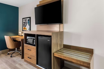 Standard Room, 1 King Bed, Non Smoking, Refrigerator & Microwave