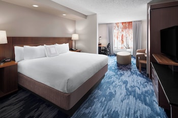 Suite, 1 King Bed with Sofa bed (Mobility Accessible, Roll-In Shower)