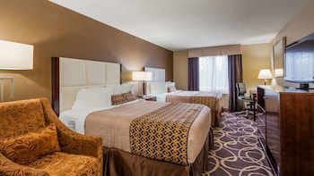 Standard Room, 2 Queen Beds, Non Smoking, Refrigerator & Microwave