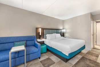 Room, 1 King Bed with Sofa bed, Microwave