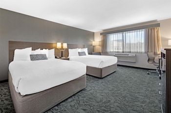 Standard Room, 2 Queen Beds, Non Smoking, Refrigerator & Microwave