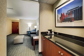 Suite, 1 King Bed with Sofa bed, Accessible (Sofa Sleeper, Tub, 2 Rooms)