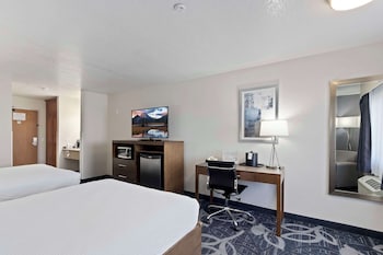 Standard Room, 2 Queen Beds, Non Smoking, Refrigerator & Microwave