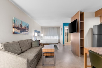Studio Suite, 1 King Bed with Sofa bed, Kitchen