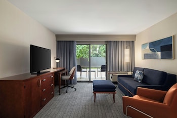 Studio, 1 King Bed with Sofa bed, Hearing Accessible, Balcony