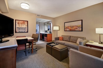 Suite, 1 King Bed with Sofa bed, Microwave