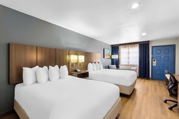 Standard Room, 2 Queen Beds, Non Smoking, Refrigerator & Microwave