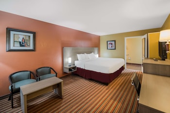 Standard Room, 1 King Bed, Smoking, Refrigerator & Microwave