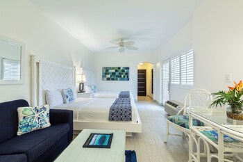 Room, 2 Double Beds, Balcony (View)