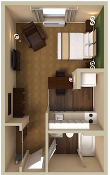 Studio, 1 Queen Bed, Non Smoking