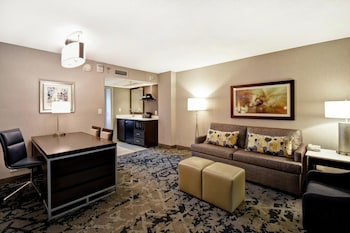 Suite, 2 Double Beds, Hearing Accessible, Microwave (Hearing)
