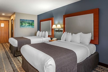 Standard Room, 2 Queen Beds, Non Smoking, Refrigerator & Microwave